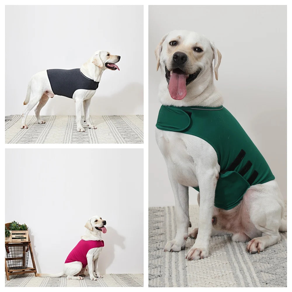 Dog Anxiety Vest XS-XL Pet Dog Anxiety Jacket Reflective Vest For Small Medium Large Dog Clothes Shirt Pet Product