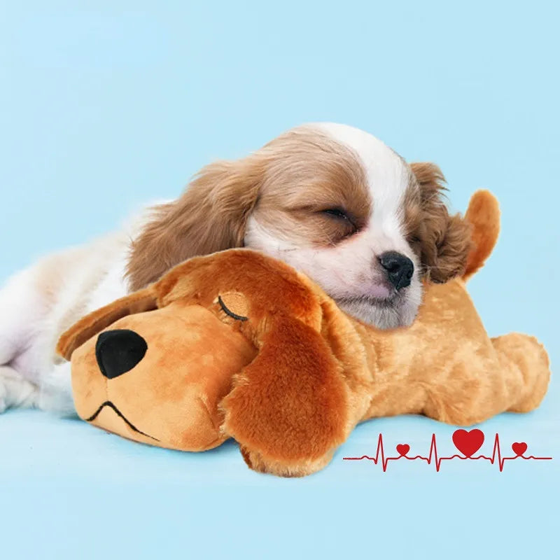 Say Goodbye to Dog Anxiety with Sam! Our Calming Heartbeat Toy!